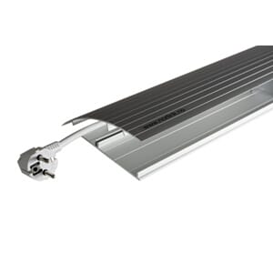 NORLINK GULVLIST ALUMINIUM 100 CM, SØLV