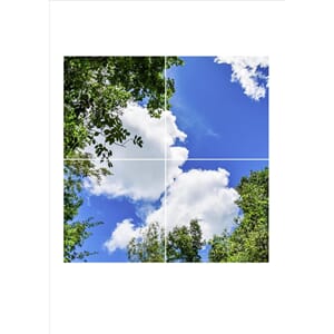 Takpanel med 4 elementer 60x60 cm