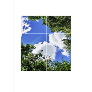 Takpanel med 6 elementer 60x60 cm