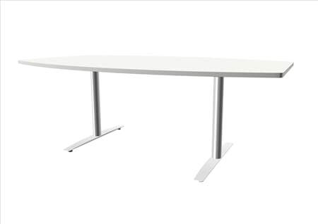 T-fot understell h. 74 cm - børstet stål
