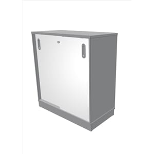 Skyvedørskap 2A4 med sokkel