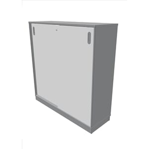 Skyvedørskap 3A4 br. 120 cm med sokkel