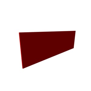 Akustikk bordskjerm BXH - 180x65 Rockwool/Fiji