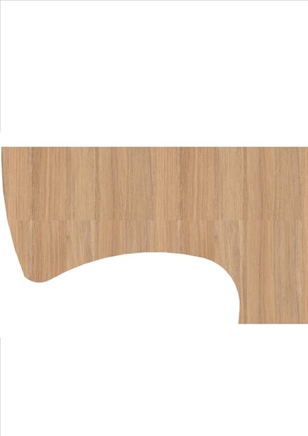 Økseplate 220x120-60 cm