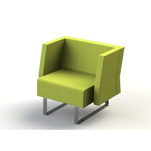 Mr Box stol - lav rygg