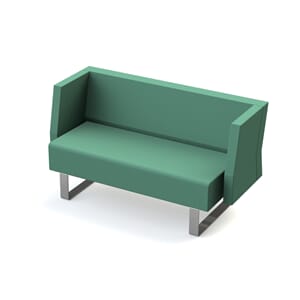 Mr Box 2-seter sofa - lav rygg
