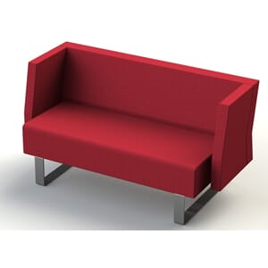 Mr Box 3-seter sofa - lav rygg