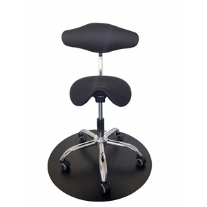 Sadelstol KMS ErgoSeat med ryggstøtte